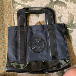 Tory Burch, Ella Nylon  and Patent  leather trim